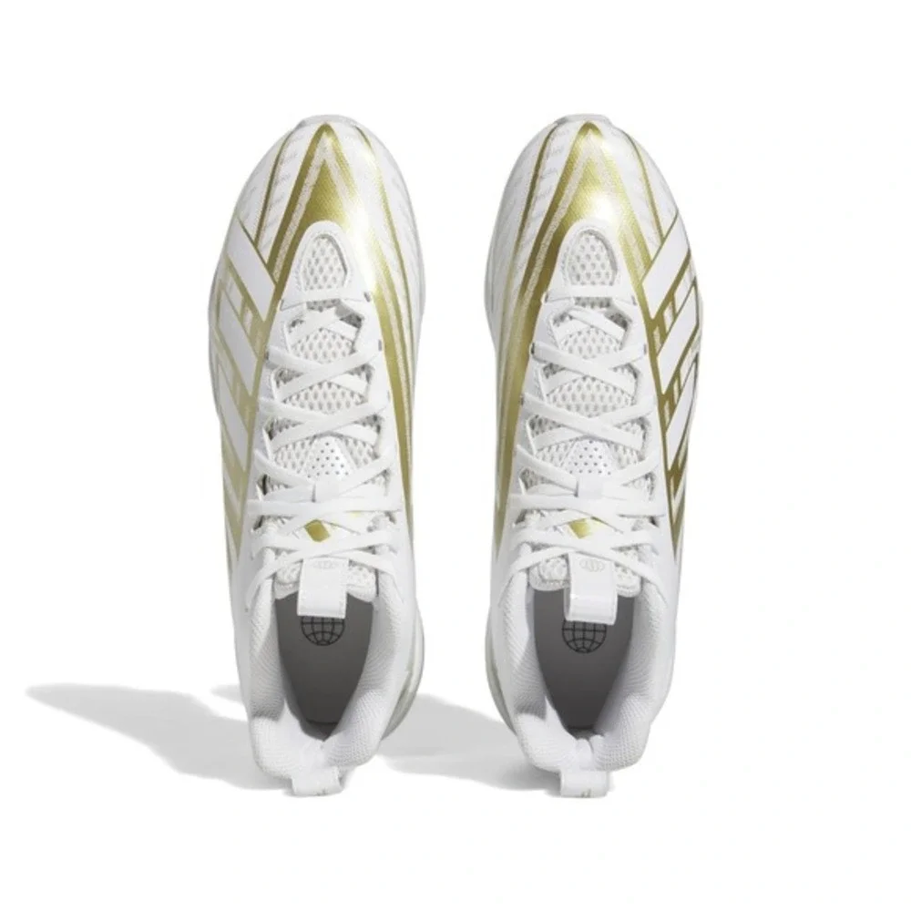 Men's‎ Freak Spark 23 Football Cleats by adidas White Gold Size 9 New With Box